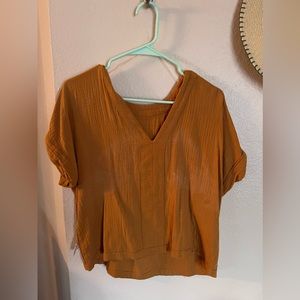 Rusty orange shirt